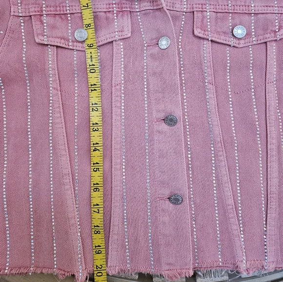 JULIANA'S BOUTIQUE COUNTRY WESTERN PINK BLING JACKET - Picture 6 of 7